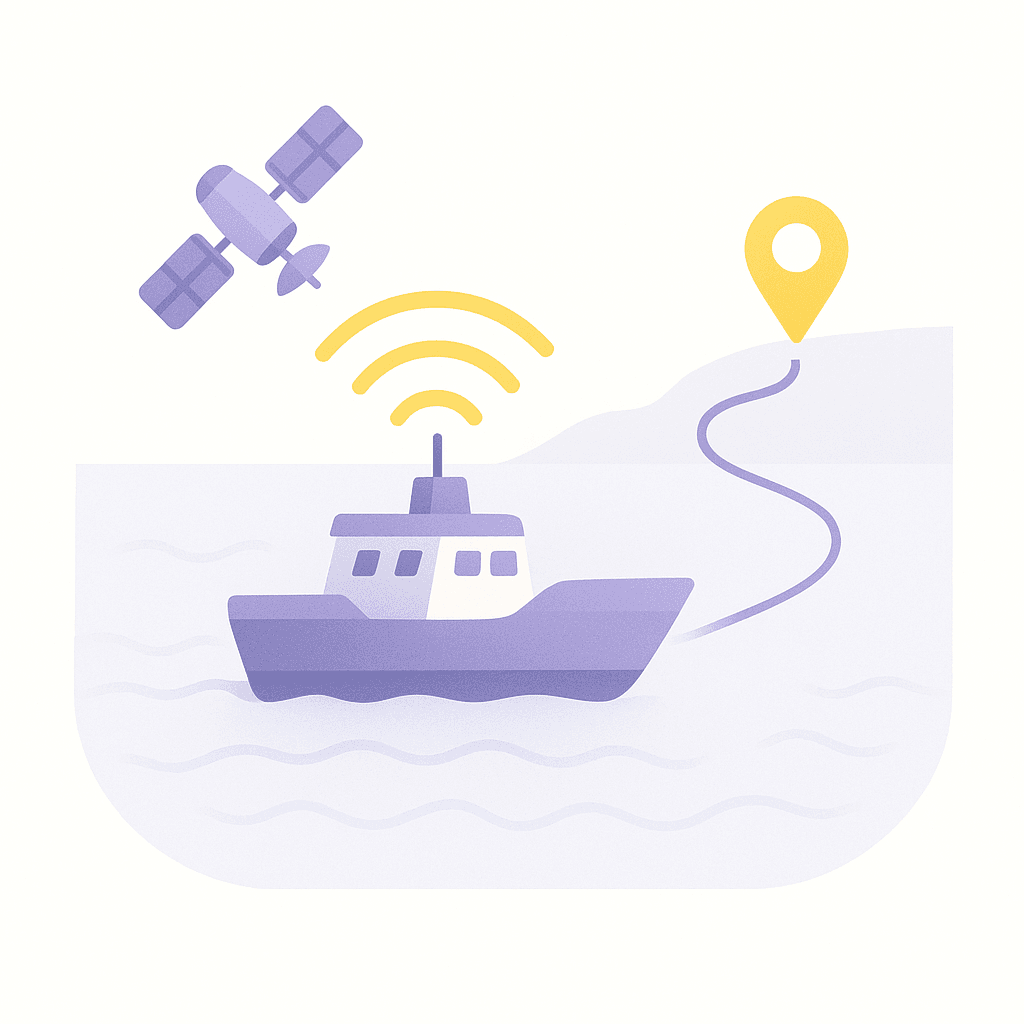 Vessel tracking and movement history image 2