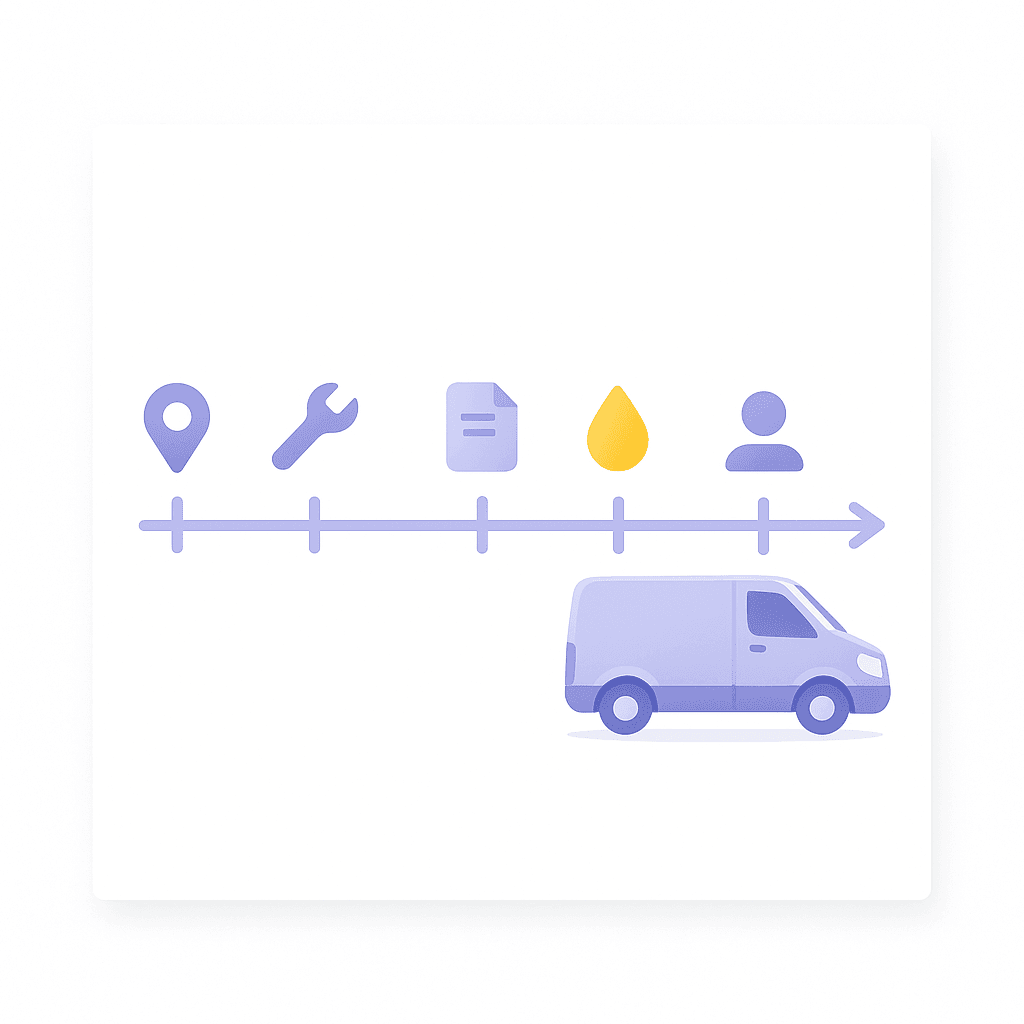 Vehicle history timeline image 1